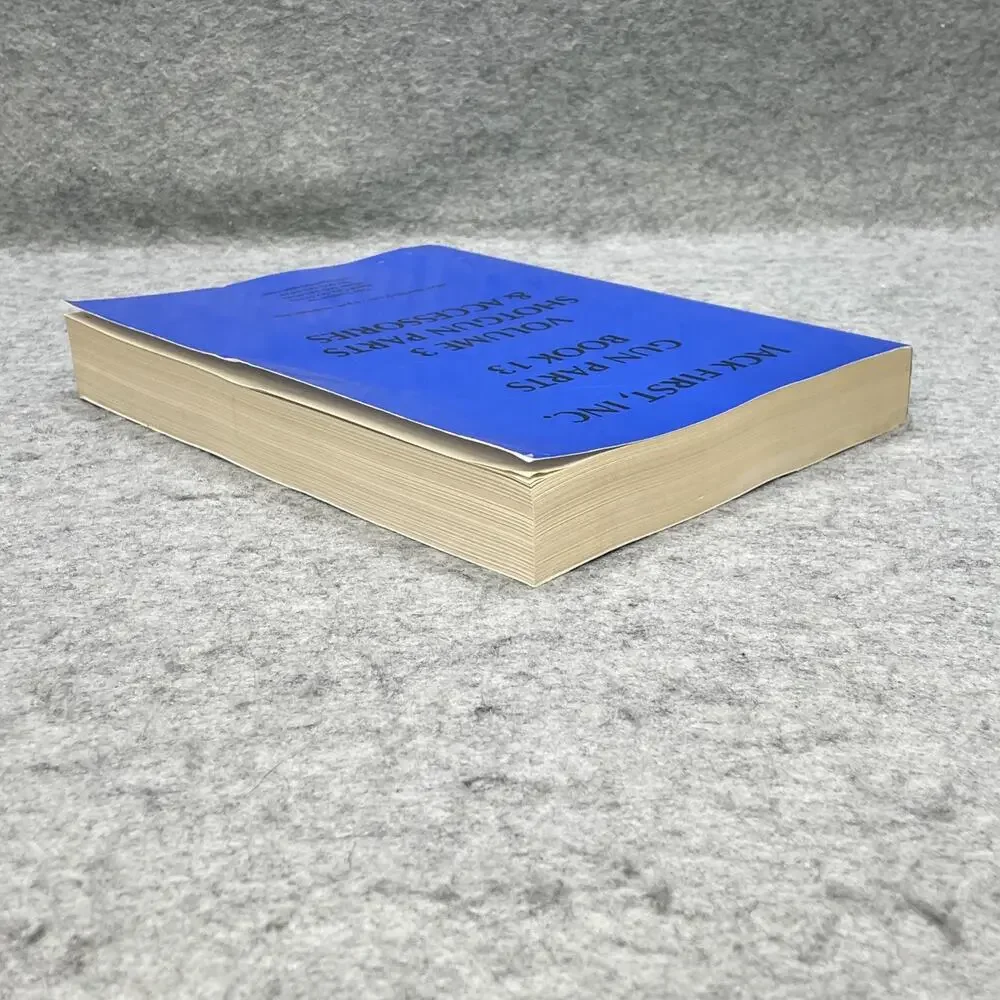 Jack First Gun Parts Book #13 Volume 3 Shotgun Parts Accessories Hunting Sport